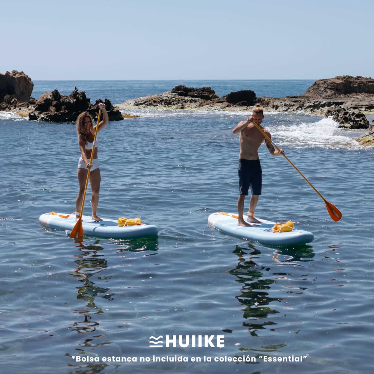 HUIIKE Tabla Paddle Surf Hinchable con Accesorios Incluidos, Remo, Quillas, Inflador. Stand Up Paddle Board Gran Estabilidad y Resistencia. 305 x 84 x 15 cm, Soporta hasta 130 kg — view 7