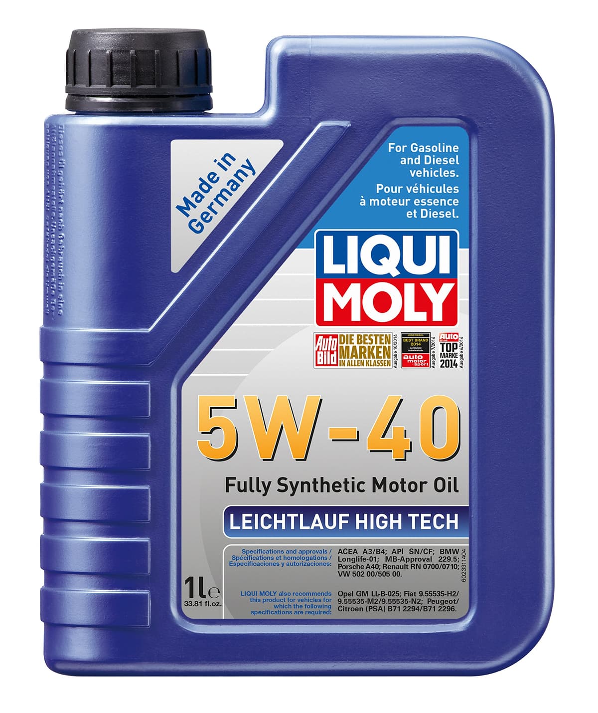 Liqui Moly 2332 Leichtlauf High Tech 5W-40 Engine Oil - 5 Liter — view 2