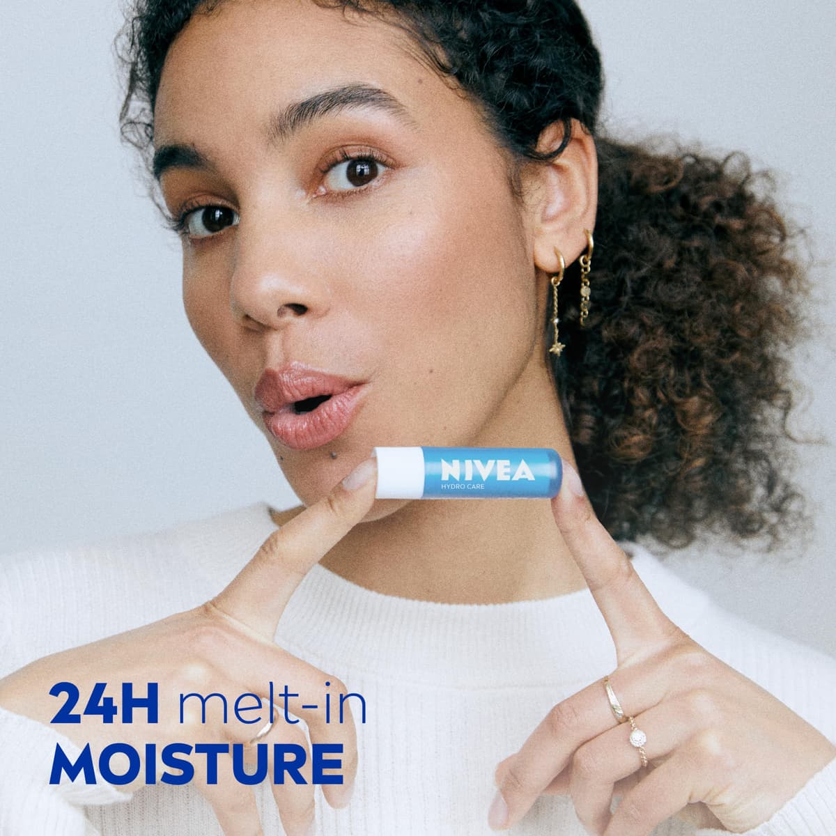 NIVEA Lip Balm Hydro Care with SPF 15 (4.8g), Hydrating Lip Balm with Shea Butter, Natural Oils and Vitamins, Provides 24 Hour Moisture and Protection — view 7