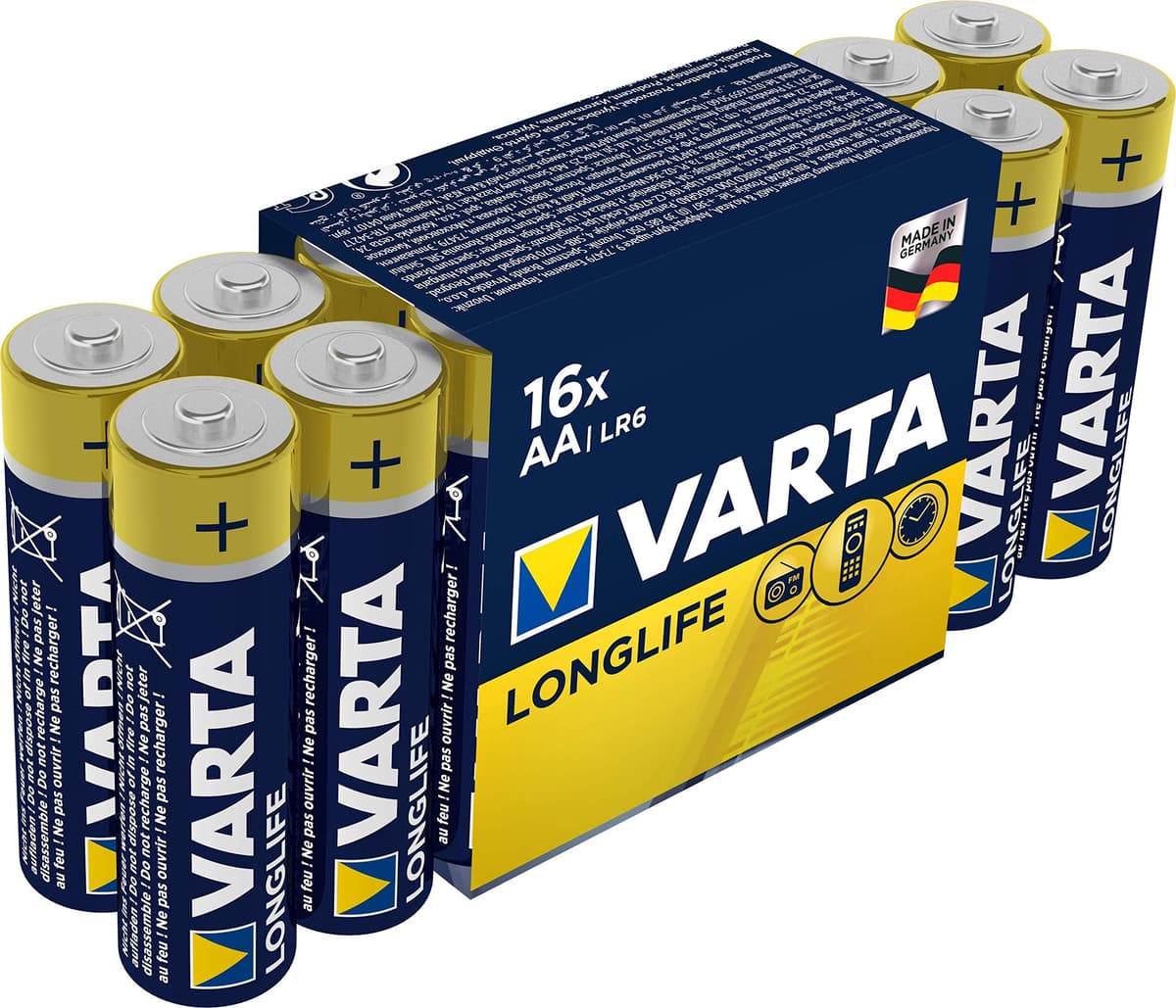Varta Pila Longlife Power AAA Micro LR03 (paquete de 10 unidades), pila alcalina - «Made in Germany» - Adecuado para juguetes, linternas, mandos y otros aparatos que funcionan con pilas — view 23