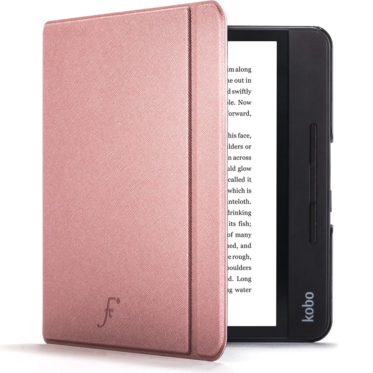Forefront Cases Funda para Kobo Aura Edition 2 (Modelo: N236, 2016) - Delgado, Ligera y Protectora Funda para Kobo Aura Edition 2 (6") - Smart Auto Sueño Estela Función (Carcasa) - Negro — view 16