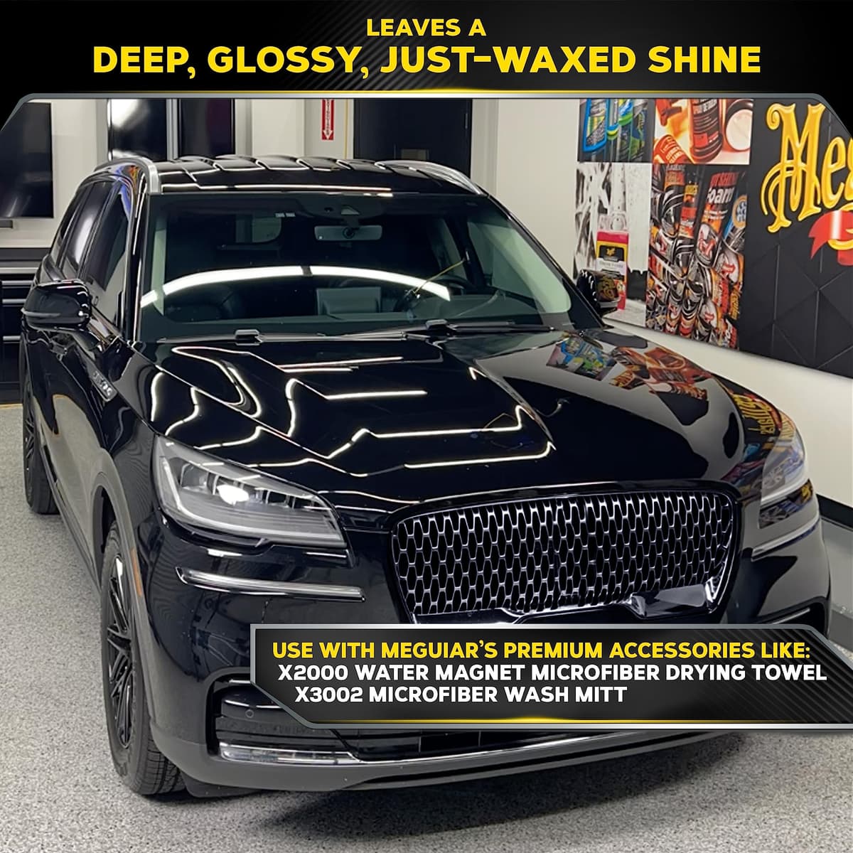 Meguiar's Ultimate Car Wash & Wax 1.4L, Shampoo that Leaves a Deep, Glossy, Just-Waxed Shine - G17748EU — view 5