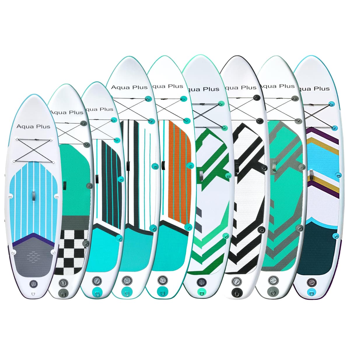 Aqua Plus Sup Inflable de 15cm de Grosor para Todos los Niveles de Habilidad, Paleta Ajustable, Bomba, Mochila de Viaje ISUP, Tabla de Remo Inflable para jóvenes y Adultos — view 2