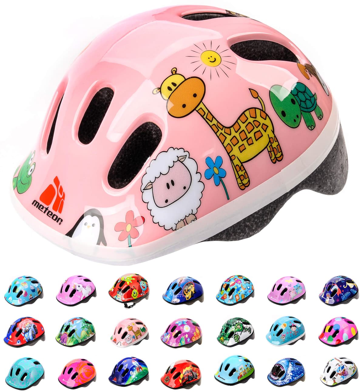 Casco Bicicleta para Niñas y Niños - Helmet Infantil de Bici para Ciclismo MTB Road Race Montaña BMX Carretera y Actividad Ciclista - Rolerskate Patines — view 19