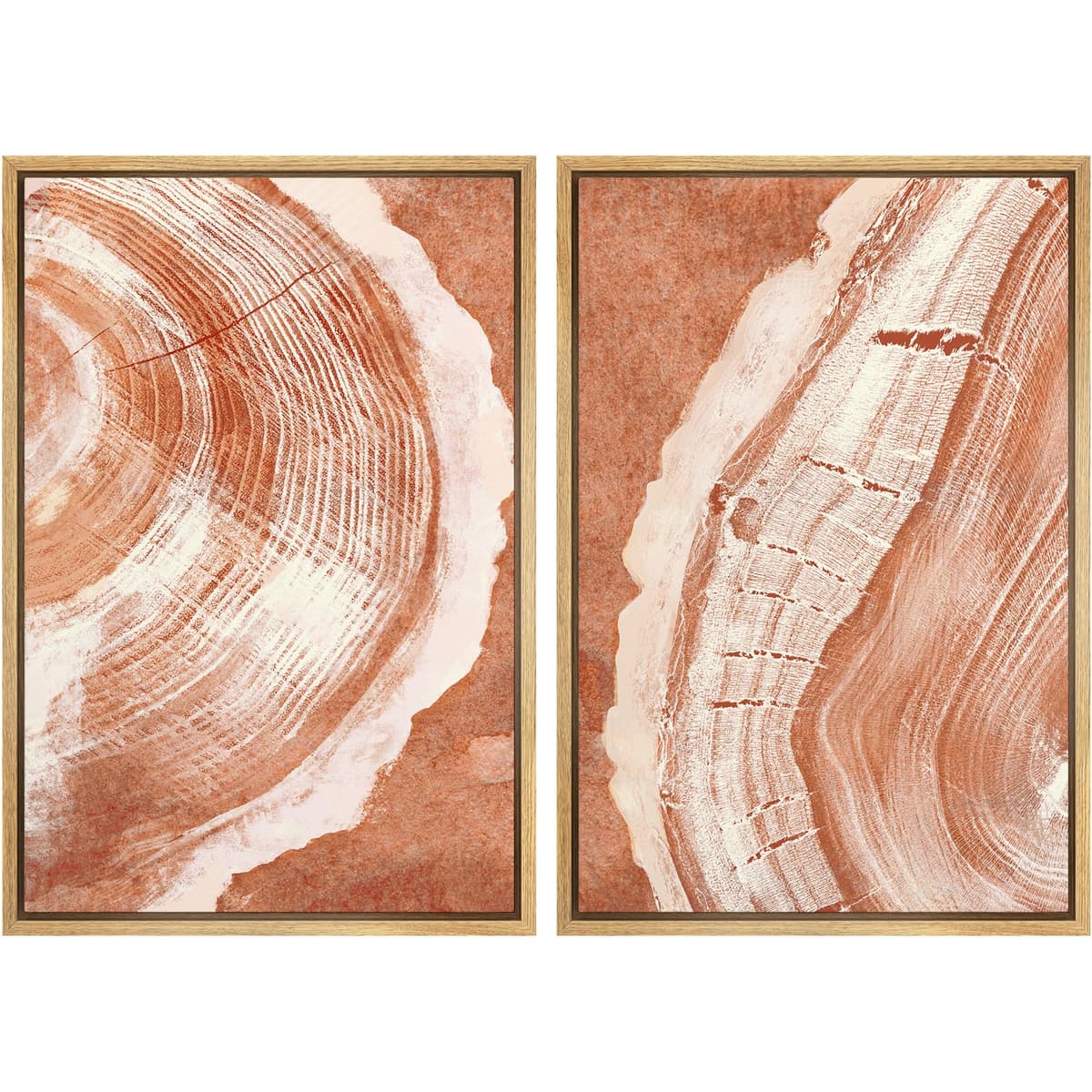 SIGNWIN Framed Canvas Print Wall Art Abstract Wave Pattern Modern Art Minimalist Neutral Decor for Living Room, Bedroom, Office - 16"x24"x2 Natural — view 47
