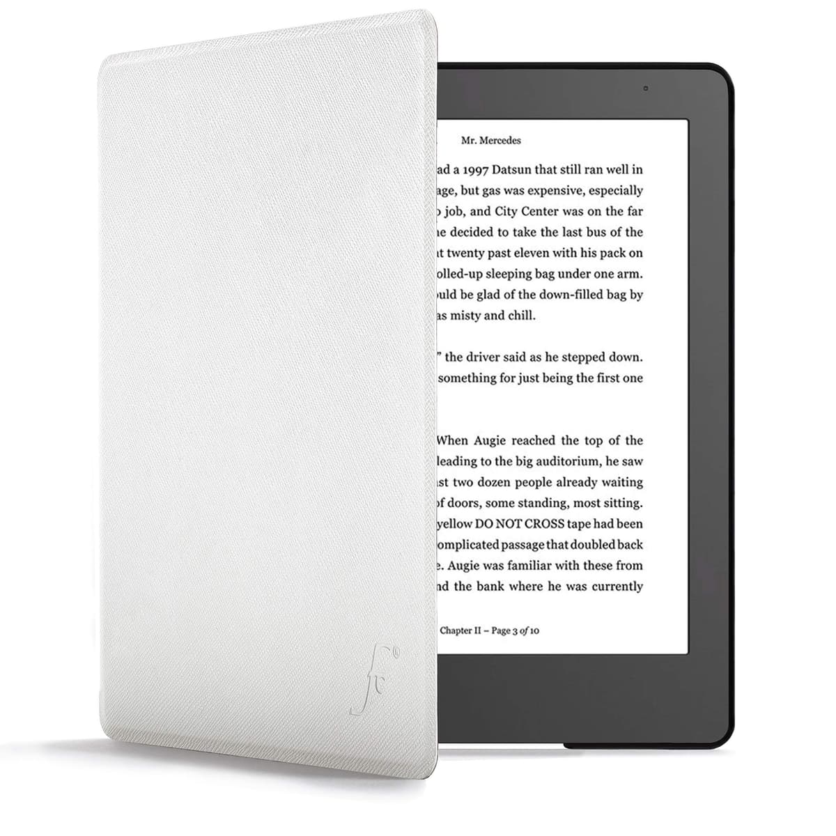 Forefront Cases Funda para Kobo Aura Edition 2 (Modelo: N236, 2016) - Delgado, Ligera y Protectora Funda para Kobo Aura Edition 2 (6") - Smart Auto Sueño Estela Función (Carcasa) - Negro — view 24