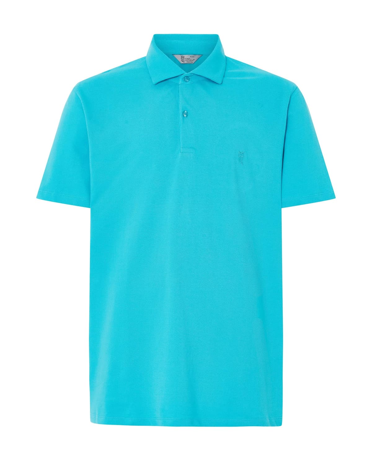 El Búho Nocturno Polo Hombre Manga Corta Algodón 100% Piqué Liso - Cuello Italiano Spread Firme Elegante - Regular Fit Holgado Largo - Deporte Casual Vestir Tallas Grandes S-5XL — view 11