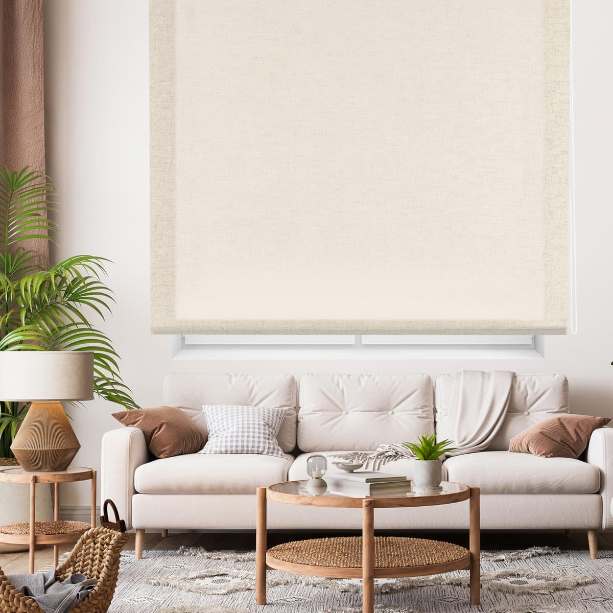 Blindecor Ara | Estor enrollable translúcido liso - Blanco Roto, 160 x 175 cm (ancho por alto) | Tamaño de la Tela 157 x 170 cm | Estores para ventanas — view 32