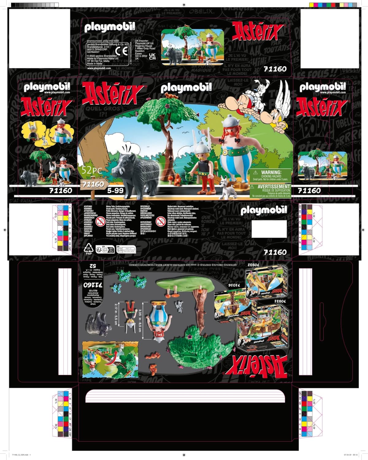 PLAYMOBIL 71160 Astérix La Caza del Jabalí, con Árbol Giratorio, Juguete para Niños a Partir de 5 Años, Multicolor — view 9