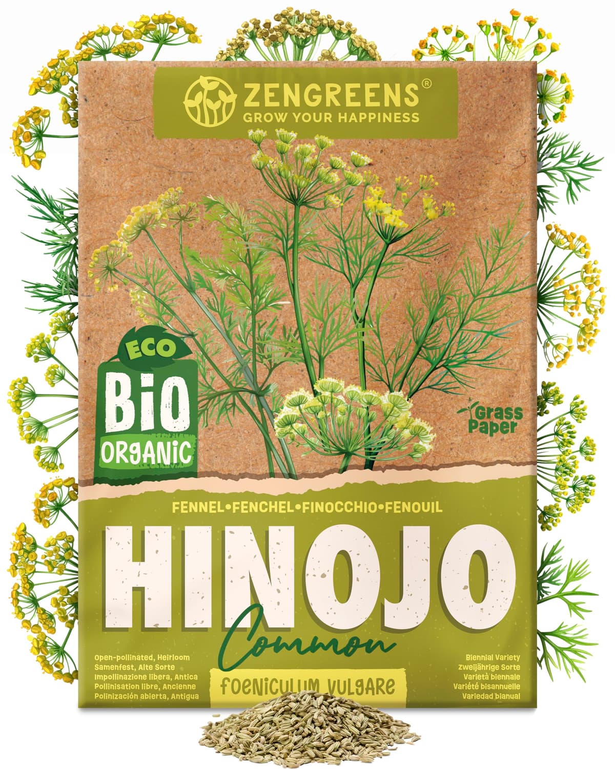 ZenGreens® - Semillas de hinojo common bio