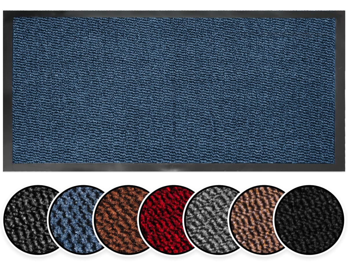 BLADO Washable Door Mats Indoor & Outdoor - Non-Slippery Heavy Duty - Stylish & Large Rubber - Perfect Dust Grabbing Doormats (Anthracite, 40cm x 60cm) — view 26