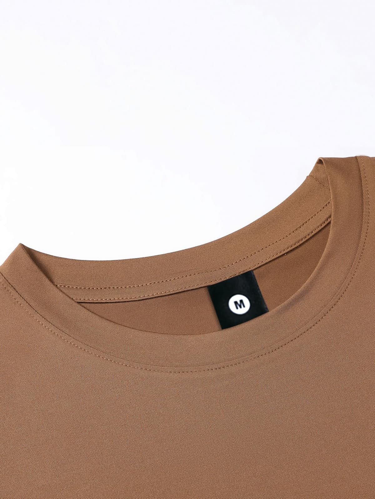 Conjunto de 2 piezas de camiseta ligera de manga corta con estampado de letras de París para hombre, simple, a la moda, casual, vacaciones, deportes — view 3