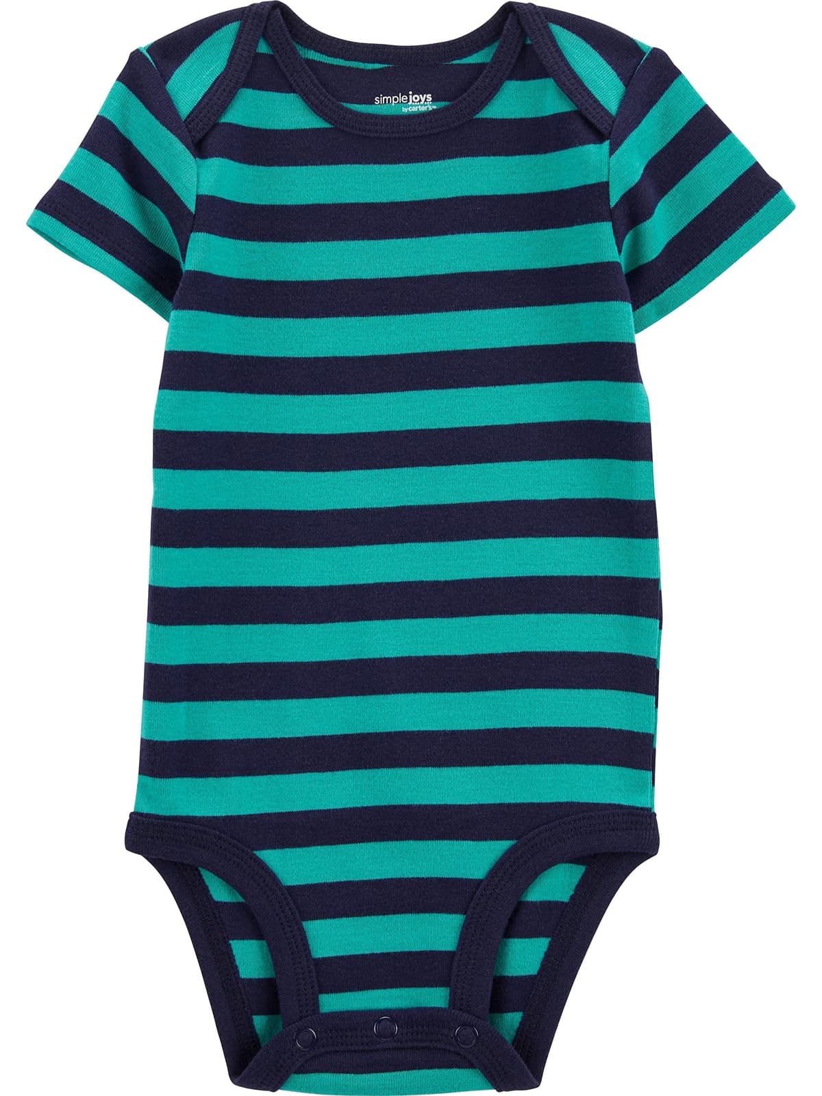 Simple Joys by Carter's Short Sleeve Bodysuit Body Bebé-Niños (Pack de 6) — view 2