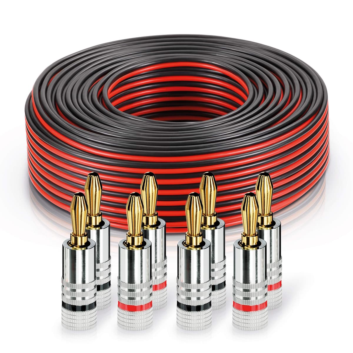 Sonero S-SC2150T-25 Cables para Altavoces CCA, 25 m, Transparente — view 13