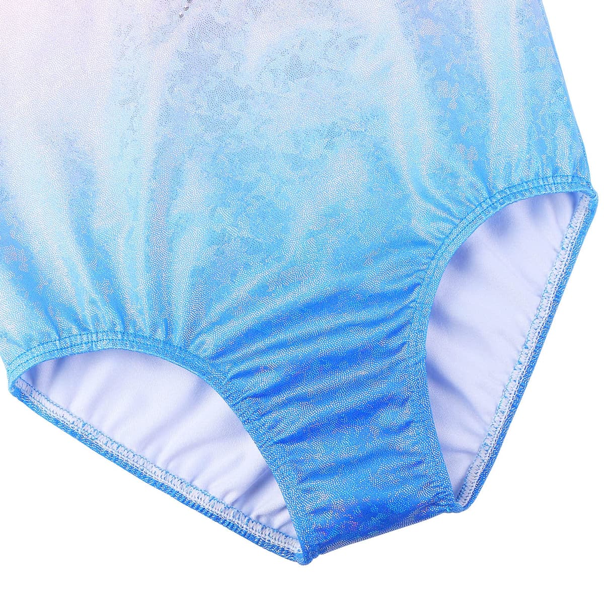 Niña Maillots de Gimnasia Mangas Largas con Lentejuelas en Tul — view 5