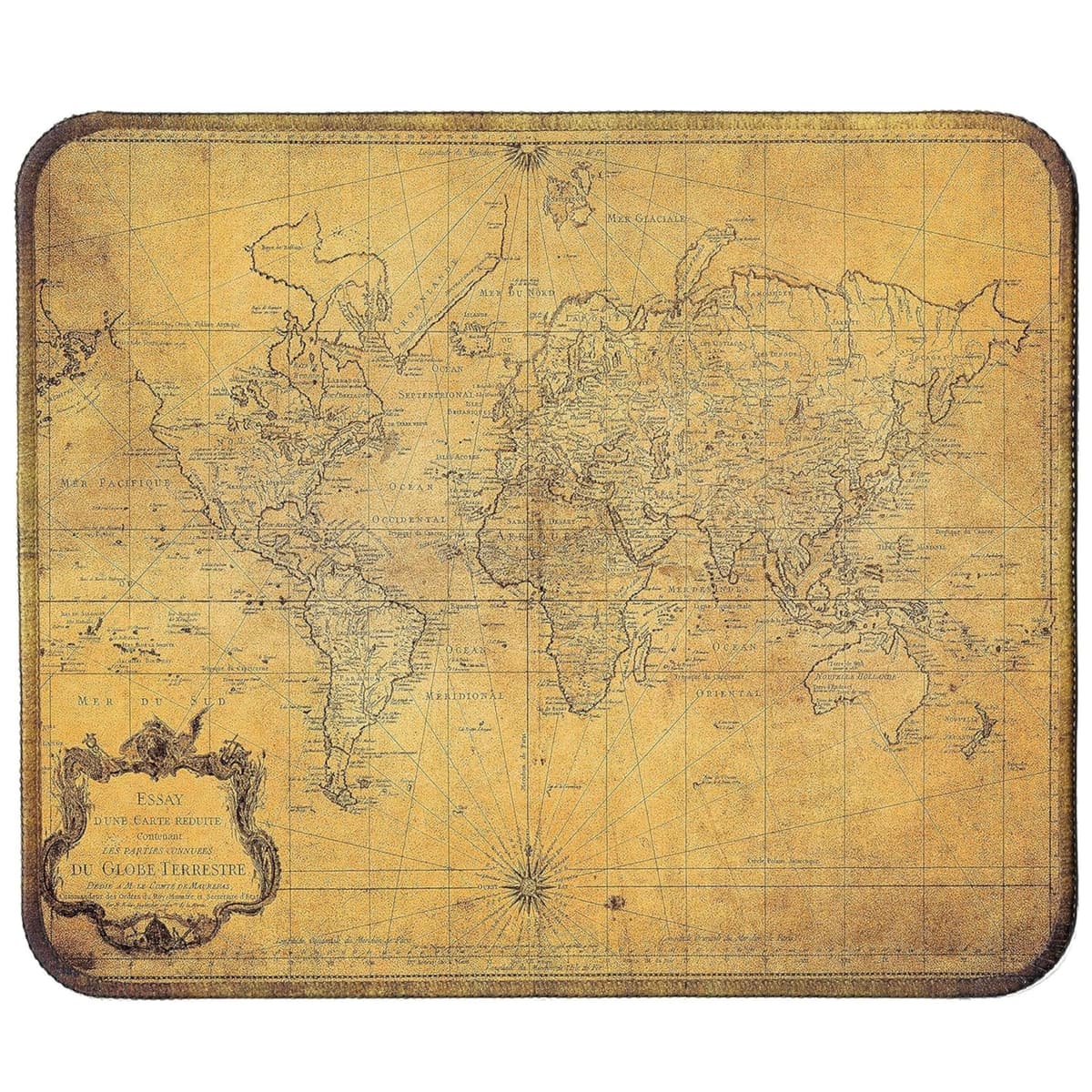 Silent Monsters Mouse Mat XX Large 35 x 16 inches / 90 x 40 cm, Sloth Follow Your Dreams, system Stitched Edges, Office/Gaming Mousemat, Mousepad non-slip & quiet, Desk Mat XXL — view 35