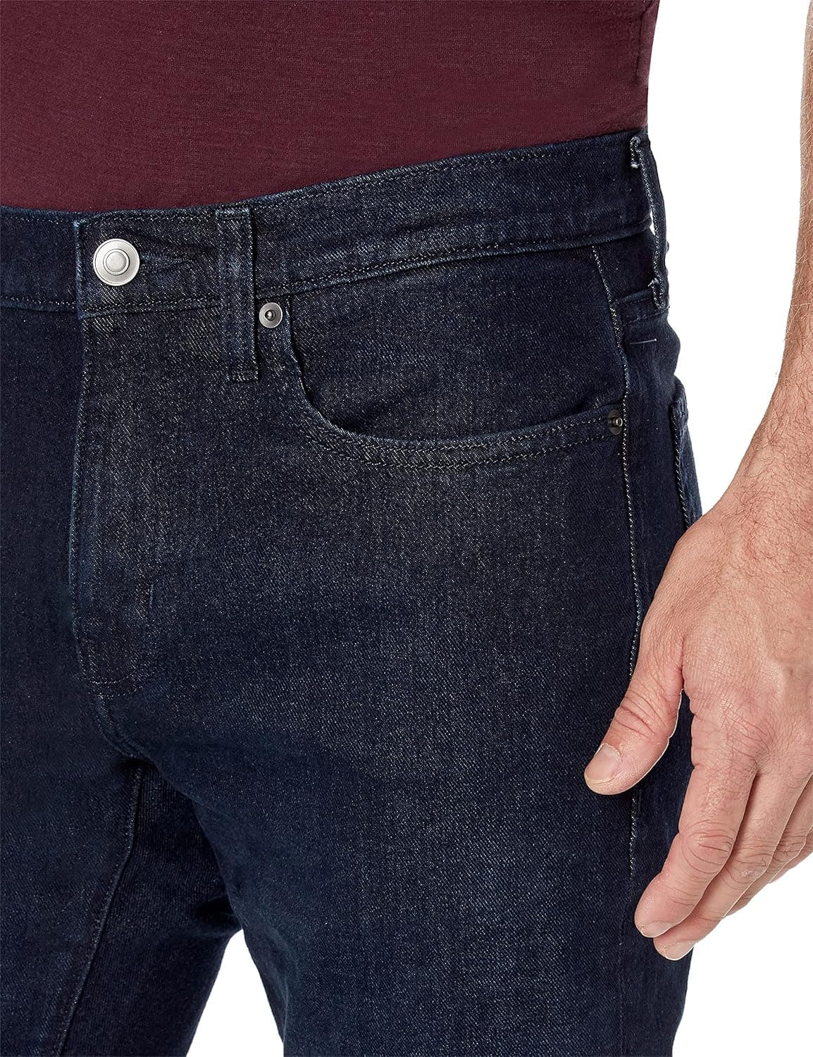 Amazon Essentials Hombre Vaqueros Ajustados - Colores interrumpidos — view 3