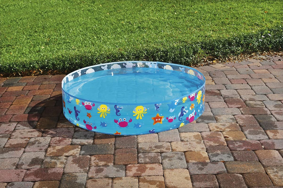 Bestway Sea Creature Paddling Pool Kiddie Swimming Pool, Inflatable Above Ground Pool, Outdoor Garden Pool, Blue, 48 x 10 Inch — view 10