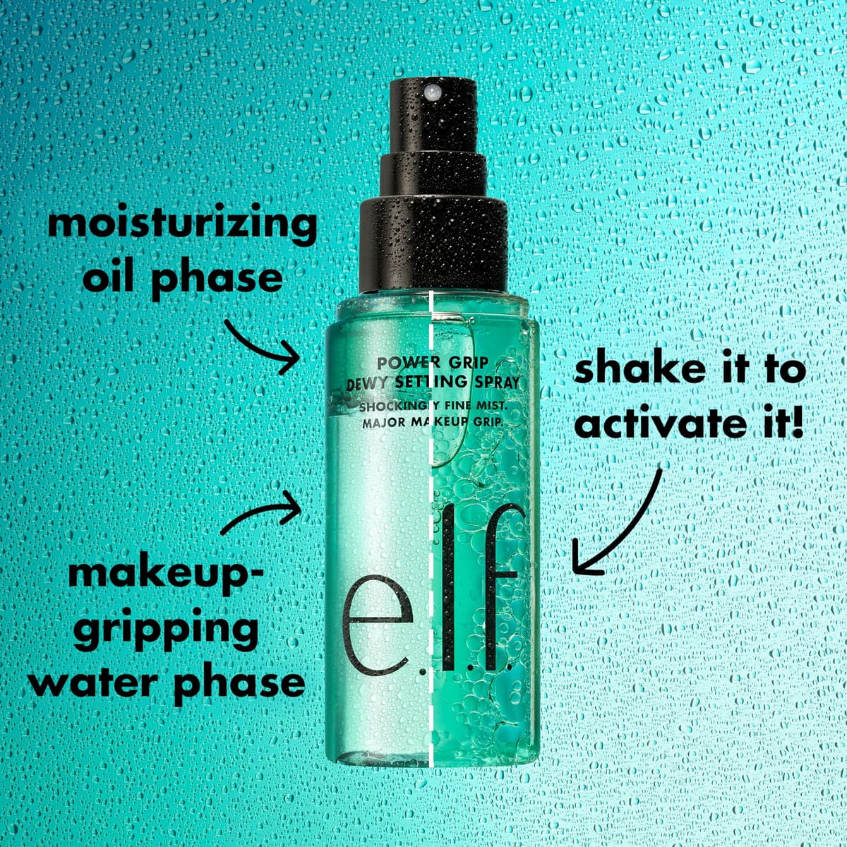 e.l.f. Power Grip Dewy Setting Spray, Long-Lasting Formula, Grips Makeup For A Hydrated, Dewy Finish, Vegan & Cruelty-Free — view 3
