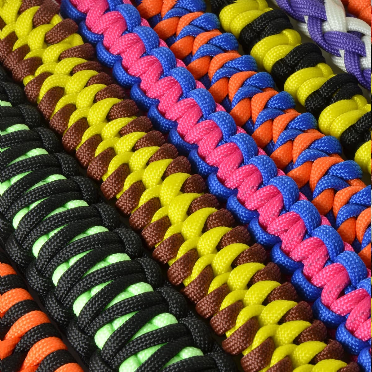 Ganzoo Paracord 550, Cuerda de 4 mm, 30 Metros, Poliéster, Tipo 3-7 Hilos Interiores, Correa de Perro Collar Pulsera, Camping Supervivencia y Cuerda Multiusos, Verde Oscuro — view 7