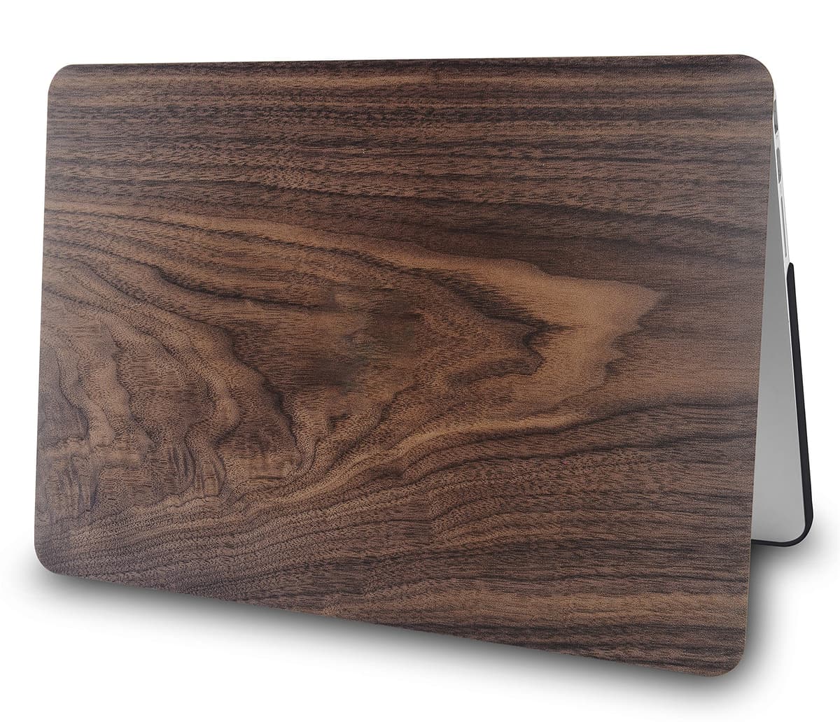 KECC Compatible with MacBook Pro 13 inch Case 2020-2025, 2016-2019 Release M2 M1 A2338 A2289 A2251 A2159 A1989 A1706 A1708 Plastic Hard Shell Case, Walnut Wood — view 4
