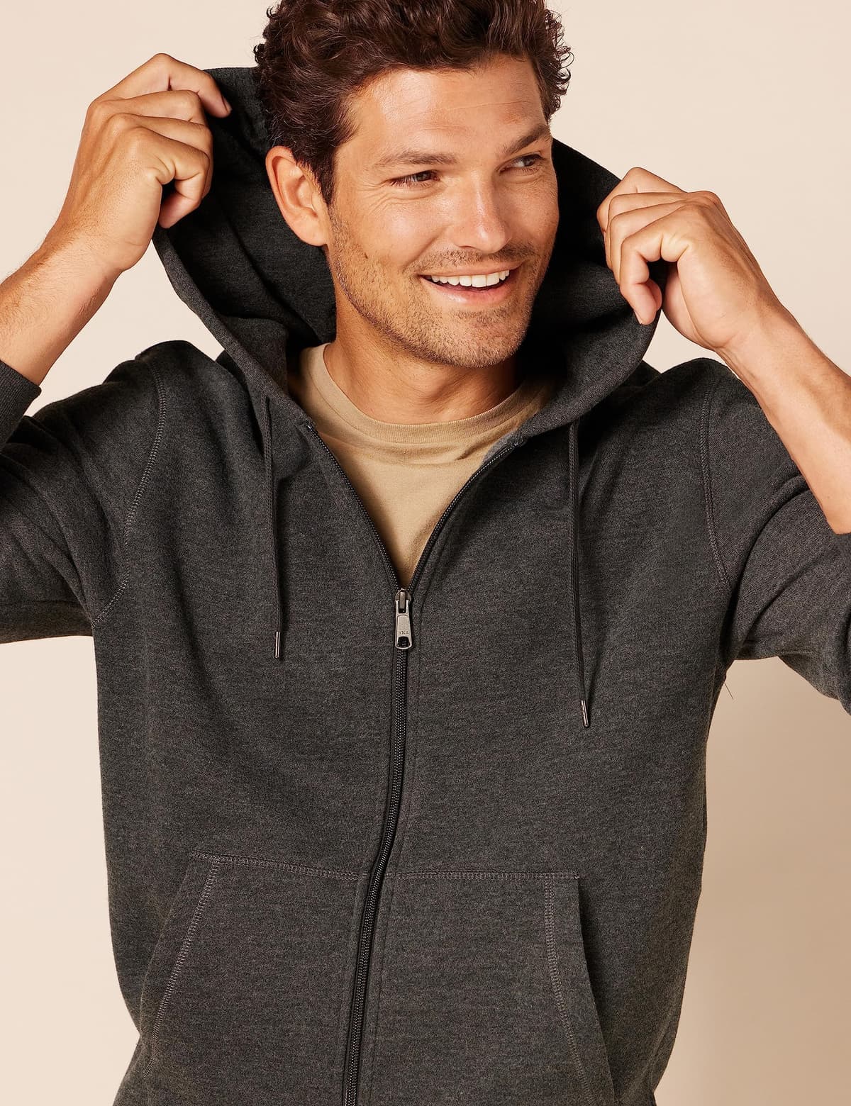 Amazon Essentials Chaqueta de Felpa con Cremallera Completa (Disponible en Tallas Grandes y Largos Especiales) Hombre — view 3