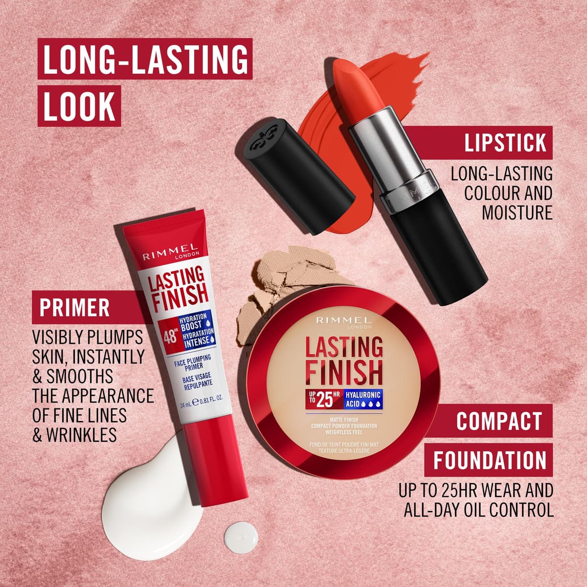 Rimmel Lasting Finish Lipstick 066 Heather Shimmer, Creamy Satin Finish, Long Lasting 8 HR Wear, Comfortable Formula, Rich Pigment — view 9