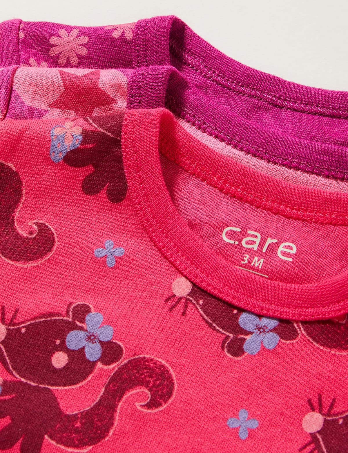 Care Baby Body Langarm aus 100% Baumwolle (3er Pack) — view 2