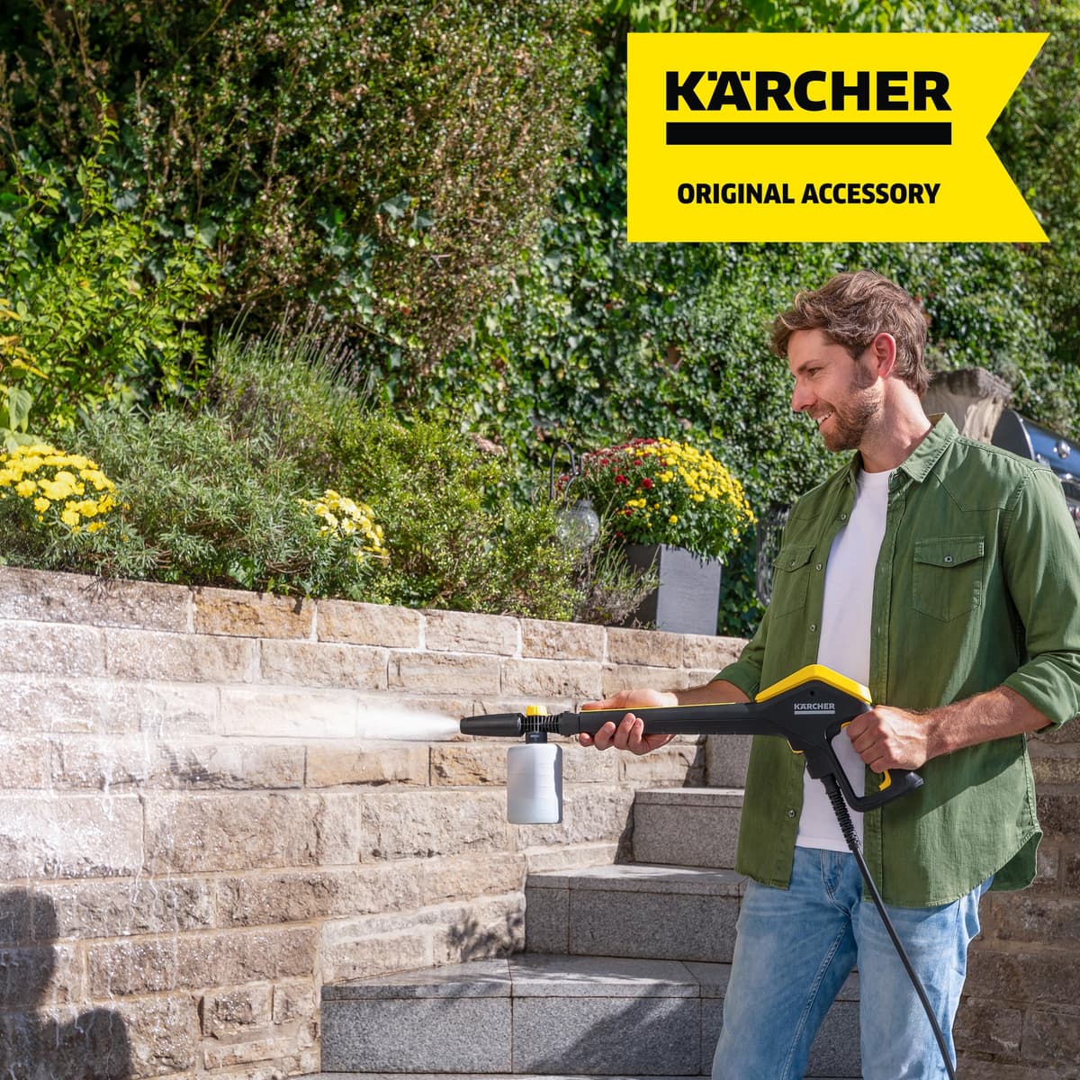 Kärcher 26431470 FJ6 Foam Jet Nozzle with 0.6 L Capacity Foamer for Pressure Washer Accessory, Multi — view 3