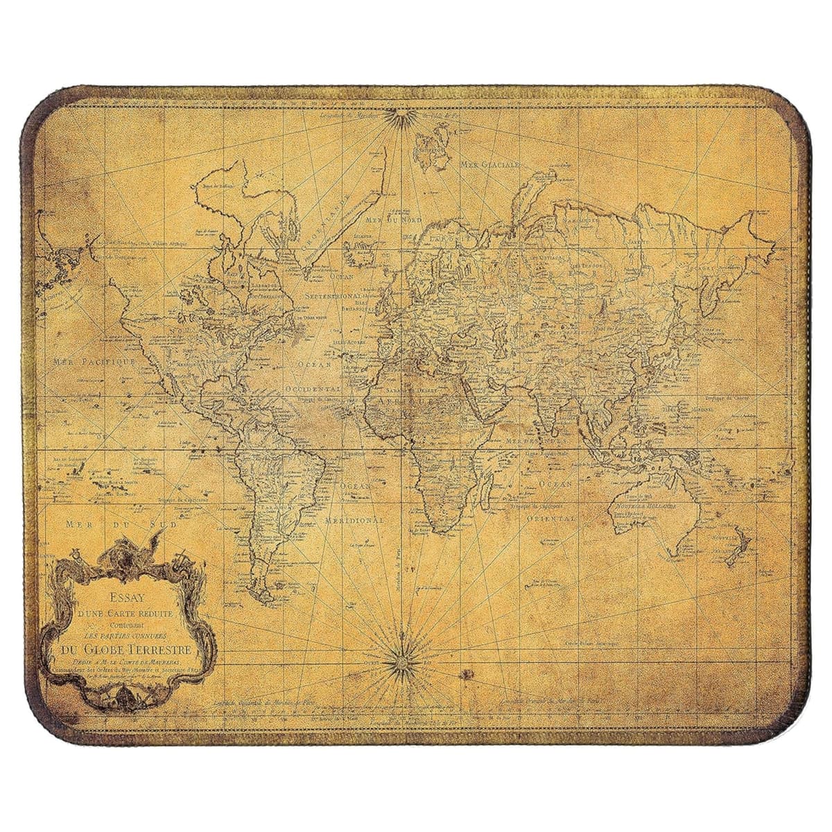 Silent Monsters Mouse Mat XX Large 35 x 16 inches / 90 x 40 cm, Sloth Follow Your Dreams, system Stitched Edges, Office/Gaming Mousemat, Mousepad non-slip & quiet, Desk Mat XXL — view 18