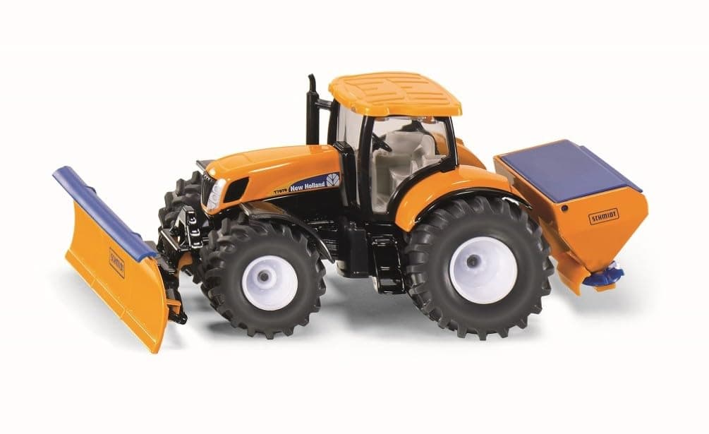 siku 1898 Quitanieves, Pala de nieve móvil, 1:87, Metal/Plástico, Naranja/Azul — view 3