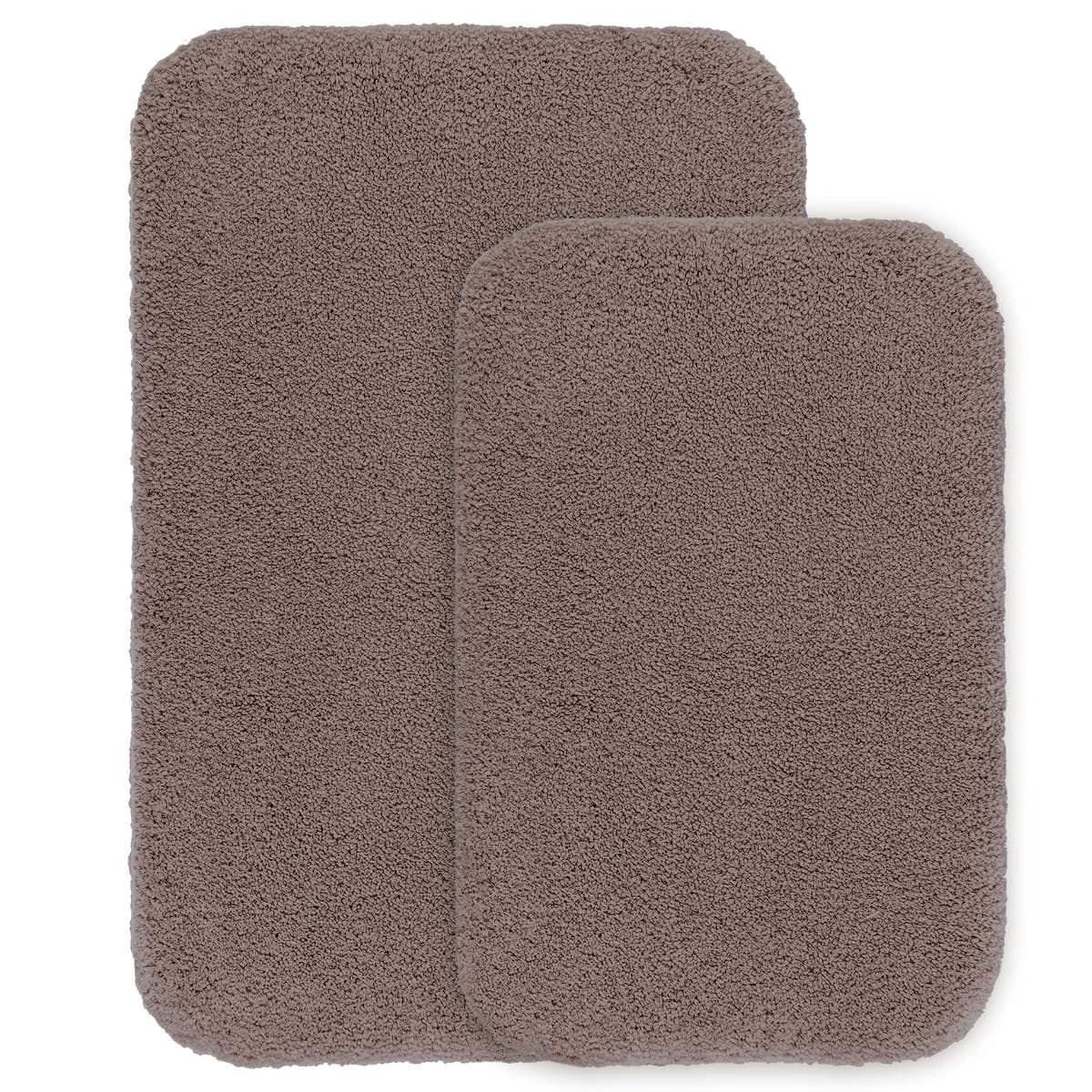 VANZAVANZU Alfombra de Ducha Antideslizante Espesa Absorbente Ultra Suave - Alfombrilla de Baño Mullido Microfibra, Lavable a Máquina - 40 x 60cm (Gris Claro) — view 10