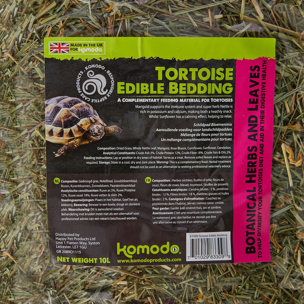 Komodo Tortoise Edible Bedding 10L, by Komodo,,, — view 4