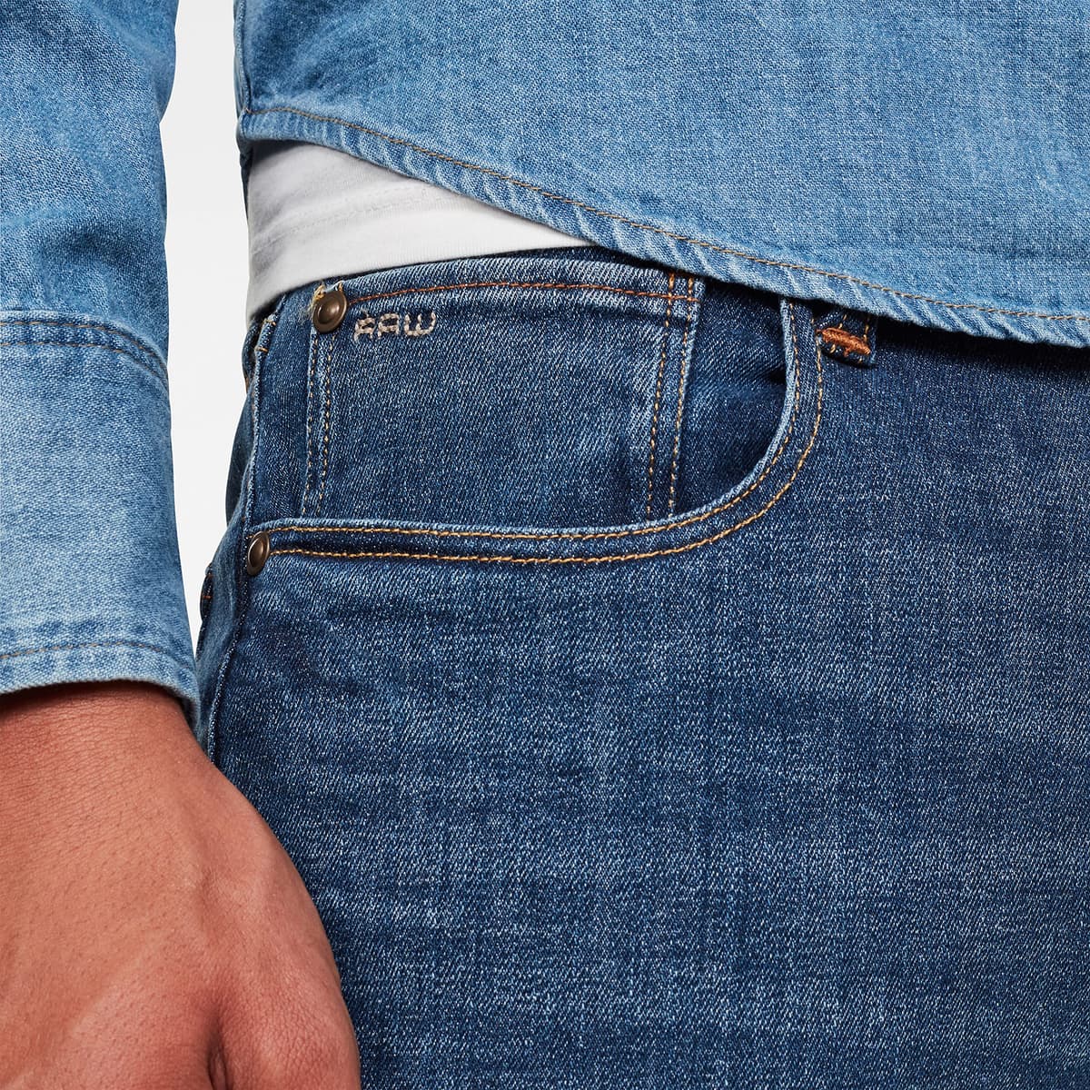 G-Star Hombre 3301 Slim Jeans — view 286