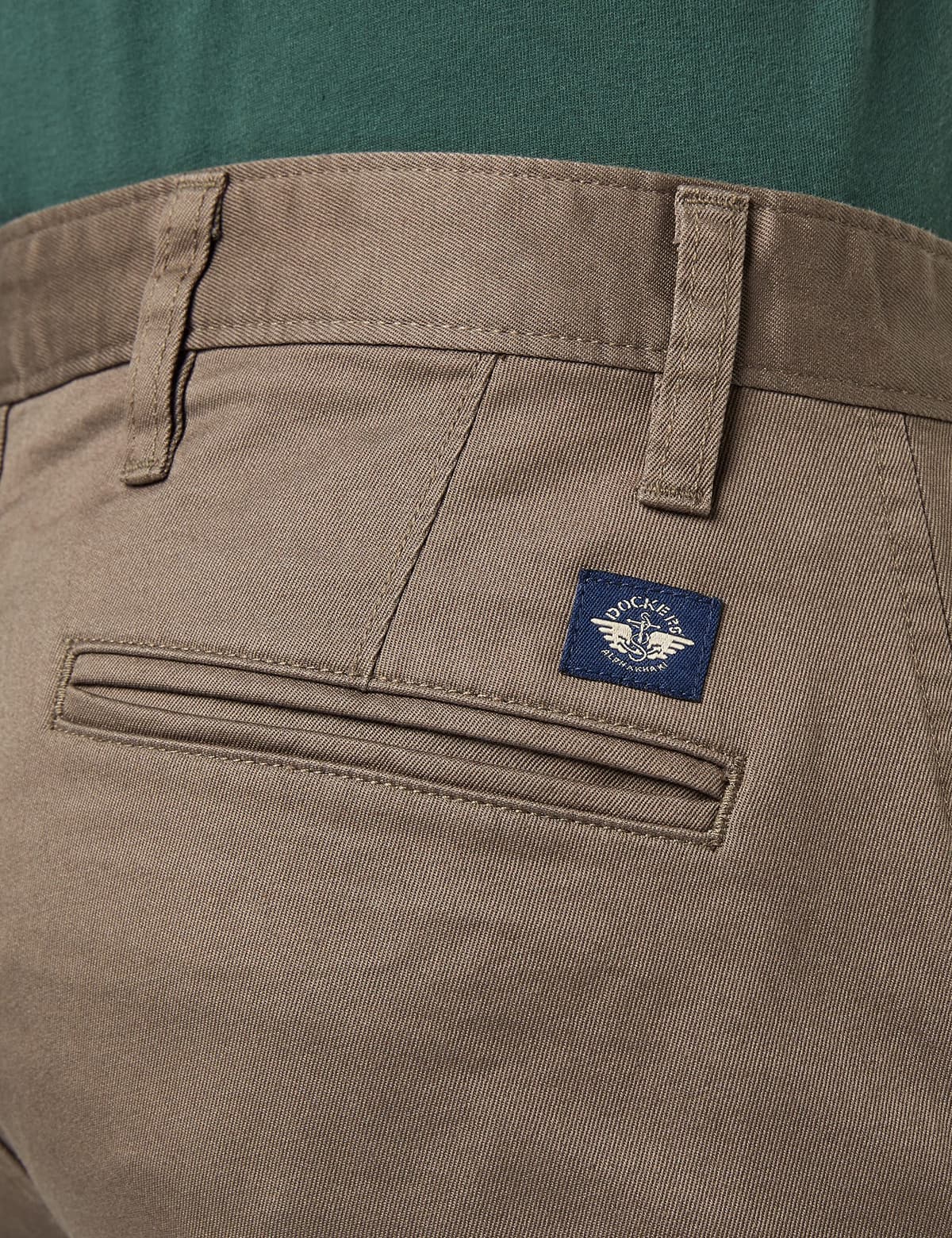 Dockers Men's Alpha Khaki Original Slim Trousers — view 4