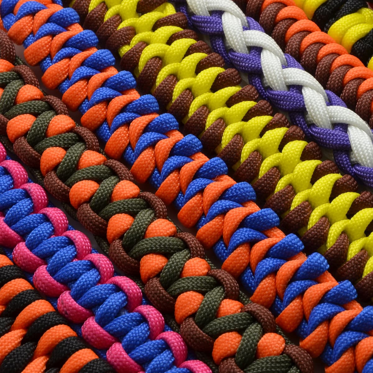 Ganzoo Paracord 550 Tipo 3, cordón 4 mm 15 m en poliéster/Nylon con 7 Hilos Interiores, Resistente al Color, no tóxico y Lavable, para Bricolaje, Mango de Cuchillo, Collar y Correa de Perro, Violett — view 5
