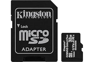 Kingston Canvas Select Plus Tarjeta microSD, SDCS2/32GB Class 10 con Adaptador SD