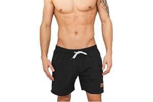 Urban Classics Block Swim Shorts Hombre Bañador Negro