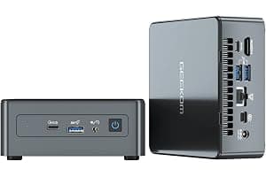 GEEKOM IT11 2TB NUC Mini PC, Intel i7-11390H (8 Threads, 12MB Cache, MAX 5GHz), 32GB DDR4 Windows 11 Pro con Intel Iris Xe Graphics Mini Desktop, NUC i7 8K UHD Computer | USB4 | Wi-Fi 6