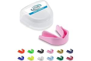 GAME GUARD protector bucal para hervir y morder/protector de encías - protector bucal moldeable/protectores de encías - júnior/niños/jóvenes - Aprobado por CE, deportes escolares, fútbol, rugby