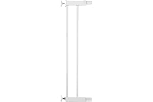 Safety 1st Easy Close Extensión Barrera Metálica 14cm, Sin Taladros, Extensión Valla Seguridad Infantil, Fácil Instalar, Ampliación Barrera Seguridad Niños Escalera, Ajuste a Presión, Blanco
