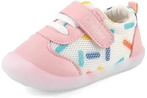 MASOCIO Baby Boys Girls First Walking Shoes Infant Toddler Trainers Anti-Slip Shoes