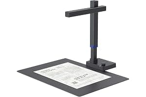 Escáner de Libros CZUR Shine Ultra de 13 MP con OCR, escáner portátil para Documentos A4/A3, escaneo de Alta Velocidad para bibliotecas domésticas, escuelas y oficinas. Compatible Windows/Mac/Linux.