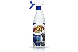 Sisbrill 361 Todo Uso Coche - Limpiador de Asientos, Tapicería, Salpicadero, Cuero, Mosquitos - Interior y Exterior del coche - 750 ml