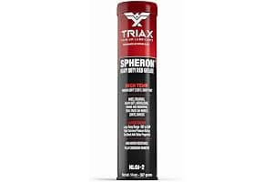 TRIAX Spheron HT - Grasa Roja Consistente e Impermeable - Alta Temperatura 204 °C y Presión Extrema - Para Rodamientos, Quintas Ruedas, Chasis y Juntas - Cartucho da 400 g