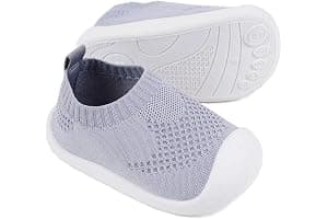 Baby Walkers Infant Sneakers Boys Girls Mesh Breathable Lightweight Non-Slip Toddler Casual Shoes Cotton Flying Woven Fabric Mesh Breathable Lightweight Trainers Indoor Outdoor