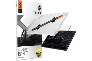 Spigen Glas.tR EZ Fit Anti-Glare Matte Tempered Glass Screen Protector for Tesla Model Y L(2026), Model Y Standard(2026), Model Y Performance(2024-2026), Model Y Premium(2026) 16 inch - 1 Pack