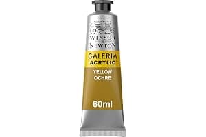 Winsor & Newton Galería - Pintura Acrílica , 60 ml, Amarillo (Yellow Ochre)