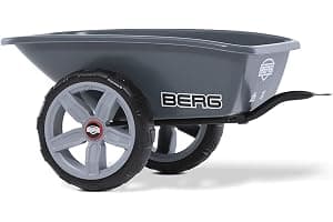 BERG Trailer M for Reppy Go-Kart with Towing Hitch Grey
