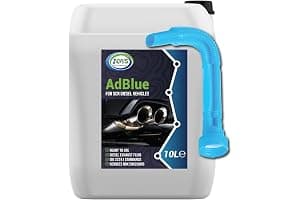 JOVS AdBlue 10 Liters with Spout – Diesel Exhaust Fluid Additive for SCR-Equipped Vehicles - Crystal Clean Diesel Treatment F